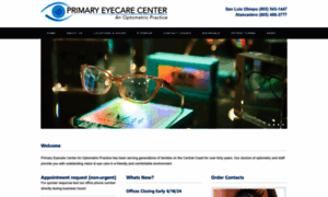 Primaryeyecareslo.com thumbnail