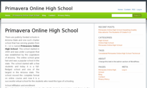 Primaveraonlinehighschool.net thumbnail