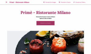 Prime-ristorante-milano.business.site thumbnail