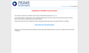 Prime-secretarial.net thumbnail