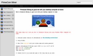 Primecoinminer.blogspot.com thumbnail