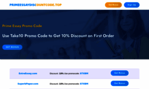 Primeessaydiscountcode.top thumbnail