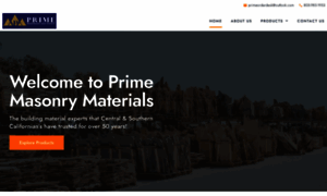 Primemasonrymaterials.com thumbnail