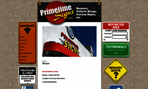 Primetimesigns.com thumbnail