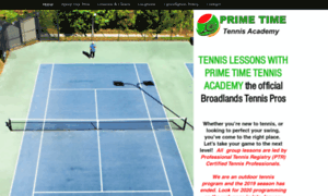 Primetimetennisacademy.com thumbnail