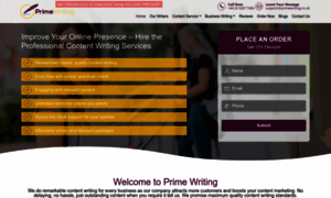 Primewriting.co.uk thumbnail