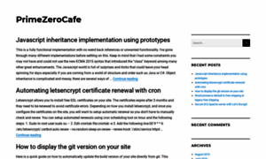 Primezerocafe.com thumbnail