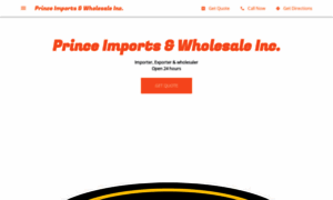 Prince-imports-wholesale.business.site thumbnail