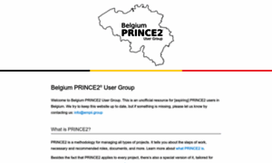 Prince2-ug.be thumbnail