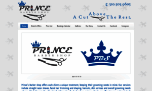 Princebarbershop.com thumbnail