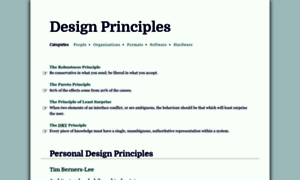 Principles.adactio.com thumbnail