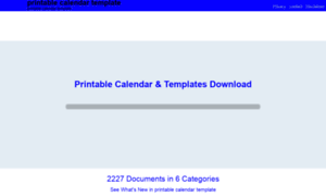 Printable-calendar-template.com thumbnail