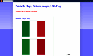 Printable-flag.blogspot.com thumbnail
