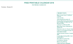 Printablecalendar2018.download thumbnail