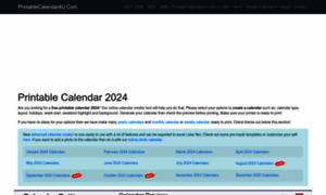 Printablecalendar4u.com thumbnail