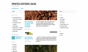 Printededitions.wordpress.com thumbnail