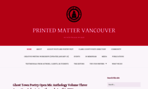 Printedmattervancouver.com thumbnail