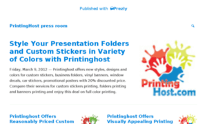 Printinghost.prezly.com thumbnail