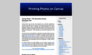 Printingphotosoncanvas.wordpress.com thumbnail