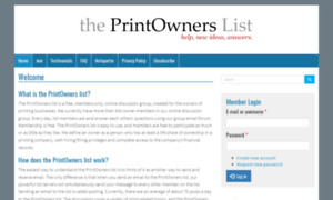 Printownerslist.com thumbnail