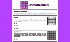 Printsudoku.nl thumbnail