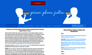 Prisonphonejustice.org thumbnail