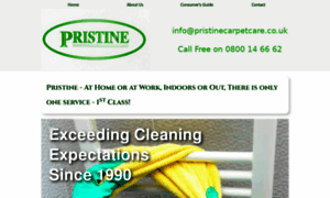 Pristinecarpetcare.co.uk thumbnail