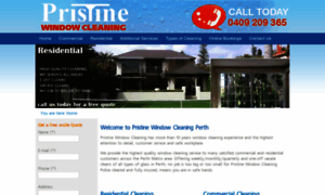 Pristinewindowcleaning.com.au thumbnail