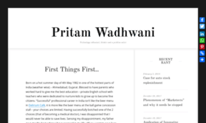 Pritamwadhwani.com thumbnail