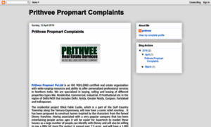 Prithvee-propmart-complaints.blogspot.in thumbnail