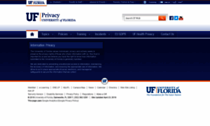 Privacy.ufl.edu thumbnail