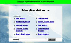Privacyfoundation.com thumbnail