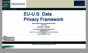 Privacyshield.uscib.org thumbnail