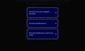 Private-ambulance-service.co.uk thumbnail