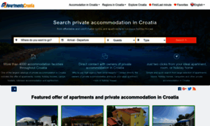 Private-apartments-croatia.com thumbnail