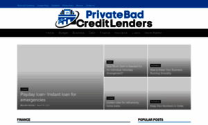 Private-bad-credit-lenders.com thumbnail