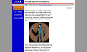 Private-detectives.regionaldirectory.us thumbnail