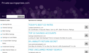 Private-savingsprizes.com thumbnail