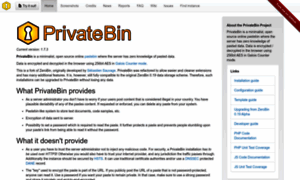 Privatebin.info thumbnail