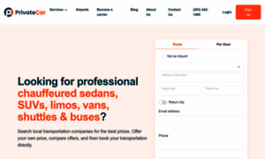 Privatecarapp.com thumbnail