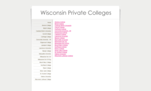 Privatecolleges-wisc.org thumbnail