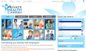 Privatehealthcareers.co.uk thumbnail