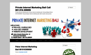 Privateinternetmarketingbali.wordpress.com thumbnail