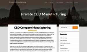 Privatelabelcbdmanufacturing.com thumbnail