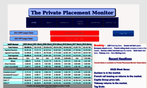 Privateplacementmonitor.com thumbnail