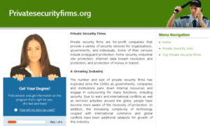 Privatesecurityfirms.org thumbnail