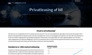 Privatleasingafbil.dk thumbnail