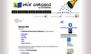 Prix-chronos.org thumbnail
