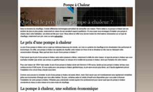 Prix-pompe-chaleur.fr thumbnail