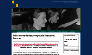 Prixsimonedebeauvoir.com thumbnail